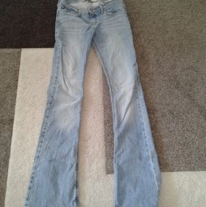 Juniors Hollister Distressed Jeans
